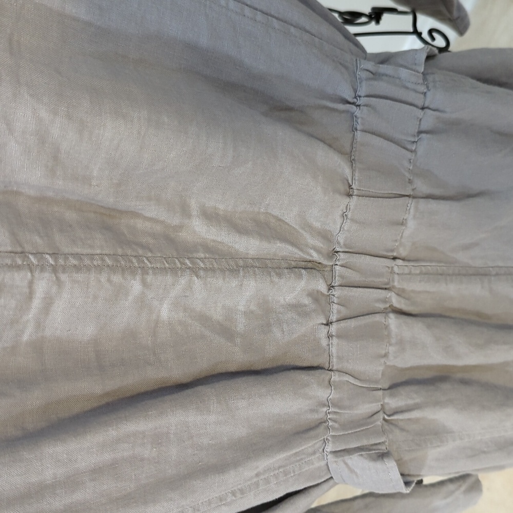 Linen Wrap Coat - image 6